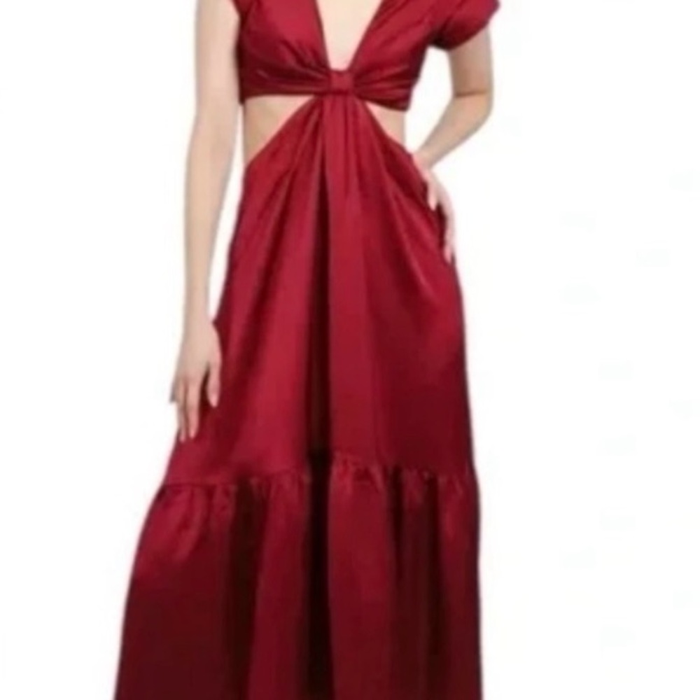 Jason Wu Burgundy Maxi Dress